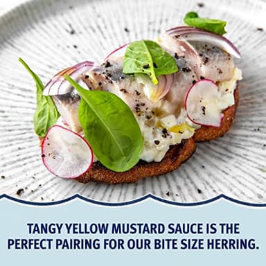 Beach Cliff Wild Caught Fish Steaks in Mustard Sauce, 3.75 oz Can (Pack of 12) - 17g Protein per Serving - Gluten Free, Keto Friendly - Great for Pasta & Seafood Recipes - Image 3