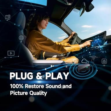 Jemluse Wireless CarPlay Adapter for Apple iPhone (2024 Upgraded) - Multi-User Seamless Connection for Convert Wired to Wireless Car Play Adapter - No Latency from iOS 10+ to Screen w/USB C (Gray) - Image 5