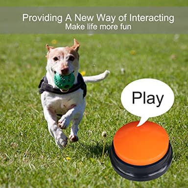 Artist Unknown 4 Color Voice Recording Button, Dog Buttons for Communication Pet Training Buzzer, 30 Second Record & Playback, Funny Gift for Study Office Home - 4 Color Packs - Image 4