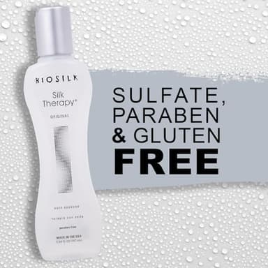 BioSilk Silk Therapy Original, Reconstructing Treatment For Adding Shine & Helping Prevent Split Ends, Sulfate, Paraben, & Cruelty-Free, 5.64 Oz - Image 6