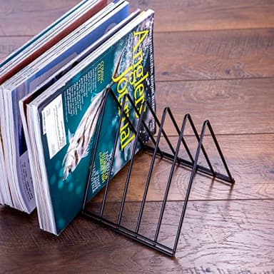 Officemate Triangular Wire File Sorter, Black (93150) - Image 5