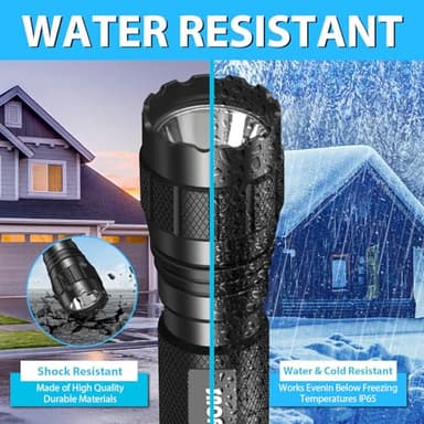 SAOPRKLER Tactical Flashlights High Lumens-1200 LM Police Flashlight with Holster for Duty Belt,Single Mode LED Flashlight for Camping/Law Enforcement-Sentinel-X1 - Image 8