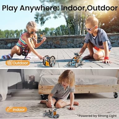 Sillbird 12-in-1 Solar Robot Building Kit STEM Gift for Boys Aged 8-13, DIY Science Educational Robotic Toys for Kids Teens Birthday, Powered by The Sun with 190 Pieces - Image 4