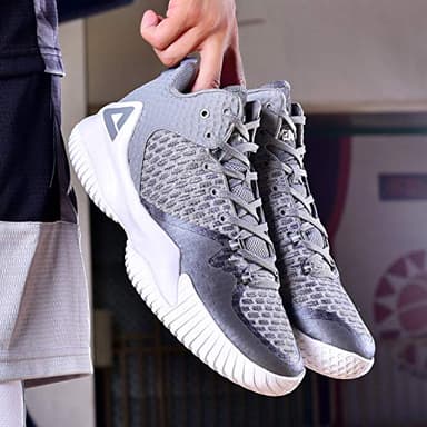 PEAK High Top Mens Basketball Shoes Streetball Master Breathable Non Slip Outdoor Sneakers Cushioning Workout Shoes for Fitness - Image 6