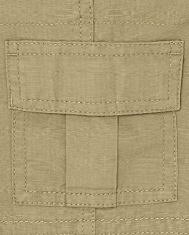 The Children's Place Baby Boys And Toddler Boys Pull on Cargo Shorts,Black/Flax/Storm 3 Pack,5T - Image 3