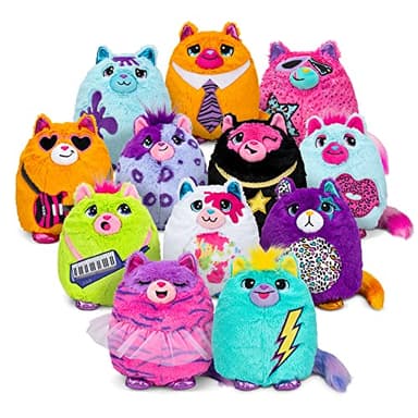 Basic Fun Misfittens Cats - Surprise Collectible Plush - Series 3 Wild Cats, Kittens, Stuffed Cat Plushie, Furry Surprise Toy for Girls, Boys, Kids and Toddlers Ages 3+ - Image 2