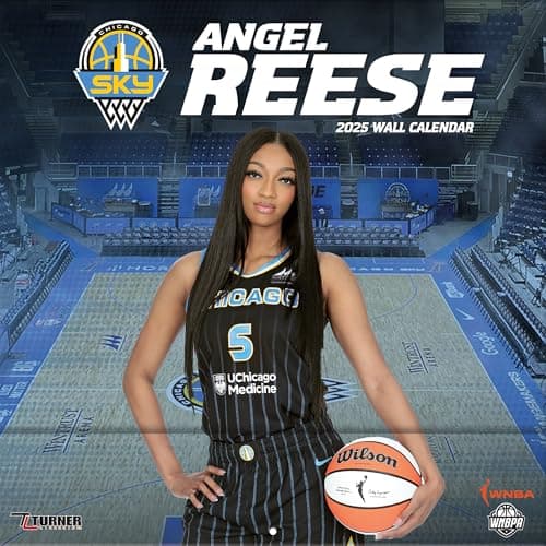 Turner Licensing Angel Reese 2025 Chicago Sky Wall Calendar, 12 Months, January - December (25998012244) - Image 1