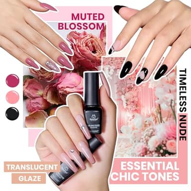 Beetles Gel Nail Polish Set - Chroma Dreams 100 Colors Polish Kit, Pink Blue Orange Purple Fall Winter Gel Nail Colors, with 5Pcs Base Top Coat Soak off UV Gel - Image 3