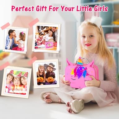 Kids Makeup Kit for Girl - 2 In 1 Kids Washable Makeup Toys & Nail Art Kits with Nail Dryer and Cosmetic Case, Princess Dress Up Set for Girls, Real Girls Makeup Set for Ideal Gifts Toys for 3-12 Year - Image 7