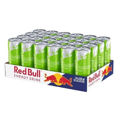 Red Bull Green Edition Energy Drink, Curuba Elderflower, with 80mg Caffeine plus Taurine & B Vitamins, 8.4 Fl Oz, Pack of 24 Cans - Image 3