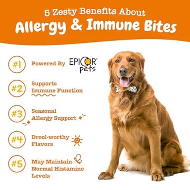 Zesty Paws Dog Allergy Relief- Dog Itching Skin Relief- Dog Probiotics for Itchy Skin and Itchy Ears- Dog Allergy Paw Relief- Dog Allergy Chews- Dog Itch Relief - Dog Skin Allergy Relief - Lamb - 90ct - Image 2