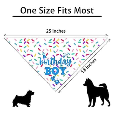 Birthday Boy Dog Bandanas for Photo Props - Happy Birthday Party Accessories - Image 6
