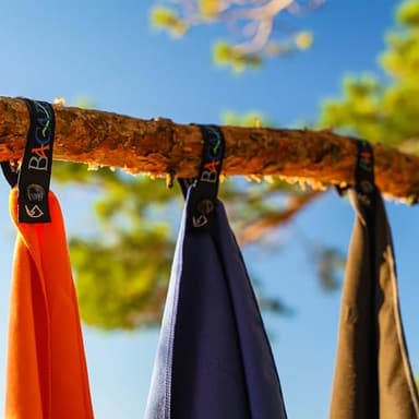 BAGAIL Camping Towel with EVA Case, Compact & Ultra Soft Microfiber Travel Towel - Super Absorbent & Lightweight Quick Dry Towels for Sports, Beach, Gym, Backpacking, Hiking and Yoga - Lake Blue, XXL - Image 8