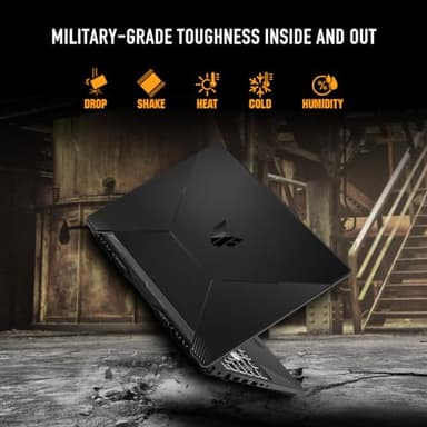 ASUS TUF Gaming A15 Gaming Laptop, 15.6” FHD 144Hz Display, NVIDIA® GeForce RTX™ 2050, AMD Ryzen™ 5 7535HS, 8GB DDR5, 512GB PCIe® Gen4 NVMe™ SSD, Wi-Fi 6, Windows 11, FA506NF-ES51 - Image 6