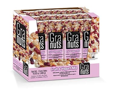 Granuts Fruit & Yogurt Mix | Crispy, Yogurt-Covered Rice | Peanuts, Cranberries, & Pineapple | On-the-Go Snack | Delicious Flavors | 1.41 Oz (12 Inner Packs) - Image 3