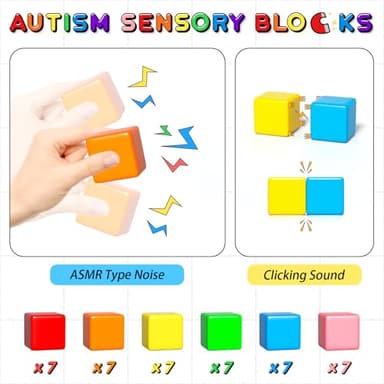 42PCS Magnetic Blocks, Gifts for 3 4 5 6 Year Old, Magnet Building Blocks for Toddlers, Girls & Boys, Sensory - Montessori - Autism - Magnetic Toys for Kids Ages 3-5 4-8 - Image 2