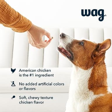 Amazon Brand – Wag Chicken Flavor Training Treats for Dogs, 2 lb. Bag (32 oz) - Image 4
