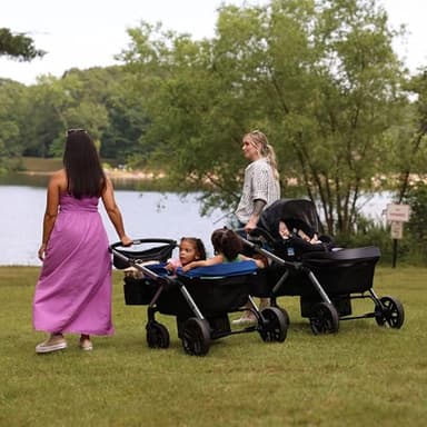 Safety 1st Summit Wagon Stroller for 2 Kids with Removable Tray in High Street - Image 16