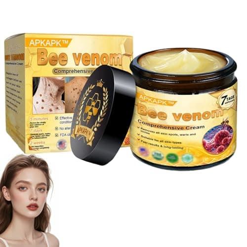 APKAPK Bee Venom Comprehensive Cream, 2025 New Bee Venom Skin Treatment Cream, Bee Venom Cream-50g, Natural Skin Moisturizer for All Skin Types (1) - Image 1