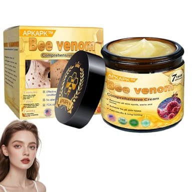 APKAPK Bee Venom Comprehensive Cream, 2025 New Bee Venom Skin Treatment Cream, Bee Venom Cream-50g, Natural Skin Moisturizer for All Skin Types (1) - Image 1