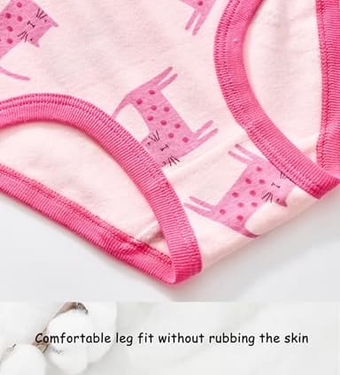 Hahan Soft Panties Little Girls Underwear Kids Toddler Briefs 7/8yrs - Image 3
