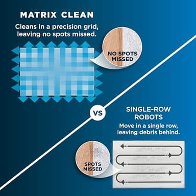 Shark Matrix Plus 2in1 Robot Vacuum & Mop with Sonic Mopping, Matrix Clean, Home Mapping, HEPA Bagless Self Empty Base, CleanEdge, for Pet Hair, WiFi, Compatible with Alexa, Black/Gold (AV2613WA) - Image 8