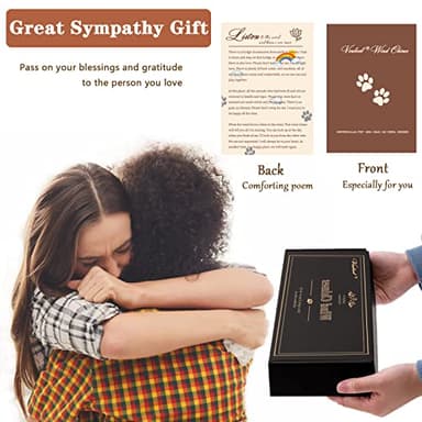 VENBEEL Pet Memorial Gifts for Dogs, 28" Dog Memorial Wind Chime, Pet Loss Sympathy Gift, Loss of Dog Remembrance Condolences Passing Away Gift - Image 3