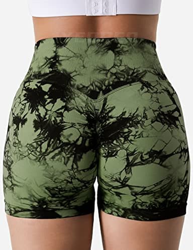 YEOREO Professional Women Workout Shorts 3.6" Scrunch Shorts Seamless High Waisted Contour Gym Yoga Biker Shorts - Image 4