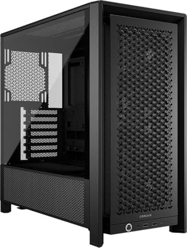 CORSAIR 4000D RS Frame Modular High Airflow Mid-Tower PC Case – 3X CORSAIR RS Fans – InfiniRail Fan Mounting System – Fits Multiple 360mm Radiators – Reverse Connector Motherboard Compatible – Black - Image 3