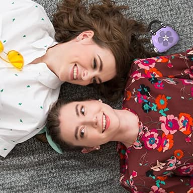 DOSS Candy Mini Bluetooth Speaker - Women's Bag Charm, 2-in-1 Wireless Portable Speaker Keychain for Purse, for Girlfriend/Wife/BFF, Pastel Colors - Pink - Image 7