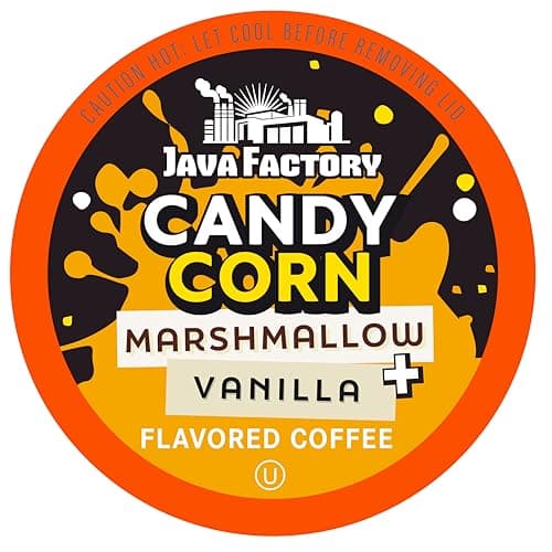 Java Factory Flavored Coffee Pods, Candy Corn, Compatible with K Cup Brewers Including 2.0, 40 Count - Image 1