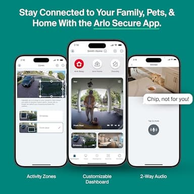 Arlo Essential Security Camera (3rd Gen - 2025 Release), 2K, Battery Power, Person Recognition, Package Detection, Animated Preview, 1-Month Trial of Secure Plan, Dual-Band WiFi, 1 Cam, White - Image 6