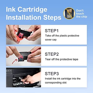 myCartridge SUPRINT 63XL Ink Cartridges Black and Color Combo Pack Replacement for HP Ink 63 63XL for OfficeJet 5255 4650 3830 5258 4652 Envy 4520 4512 Printer 63 Ink - Image 6