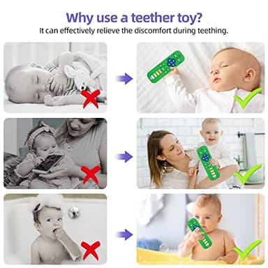 Chuya Remote Teethers Silicone Baby Teething Toys TV Remote Teether Toy - Image 4