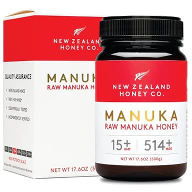 New Zealand Honey Co. Raw Manuka Honey UMF 15+ | MGO 514+, UMF Certified / 17.6oz - Image 3