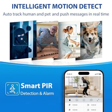 DTBIO Mini Camera,Wireless Indoor Camera for Home Security,1080P HD Small Cameras WiFi Nanny Cam with 90 Days Standby Battery Life,Auto Night Vision,AI Human Detection,Cloud & SD Storage, App Control - Image 5