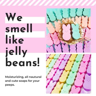 Sunbasil Soap Pastel Bunny glycerin soap Easter basket gifts - Image 4