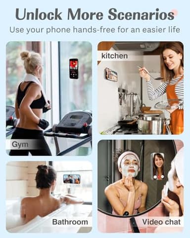 MagSuction Max Magnetic Suction Phone Mount for MagSafe, Hands-Free Phone Holder, Compatible with iPhone MagSafe Phone Case, Perfect for TikTok Videos and Selfies, Light Green - Image 9