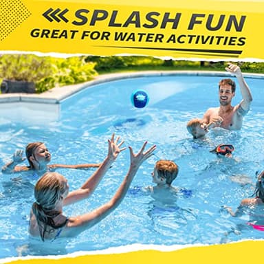 Bambilo Water Skipping Ball | 2-Pack Bounce Balls | Water Bouncing Beach Balls & Grip Ball | Pool Toys for Kids Age 5-8-12 | Great Summer Water Toy for Beach Swimming Pool River Lake - Image 3