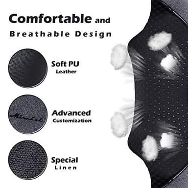 Mirakel Shiatsu Neck & Back Massager with Heat - Deep Tissue Neck, Back & Shoulder Pain Relief - Ergonomic Design Shoulder Massager, Electric Kneading Whole Body Massage Pillow Gifts for Women, Men - Image 7