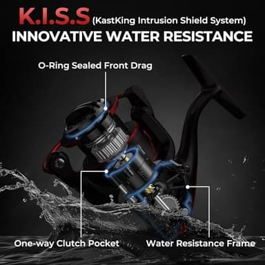 KastKing Sharky III Spinning Fishing Reel,Size 3000 - Image 4