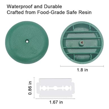 UFO Magnetic Bread Lame Dough Scoring Tool Sourdough Scoring Knife for Bread Baking Supplies Homemade Scorer Tool Sourdough Cutter Slashing Tool with 5 Razor Blades Storage Bag Included - Image 6