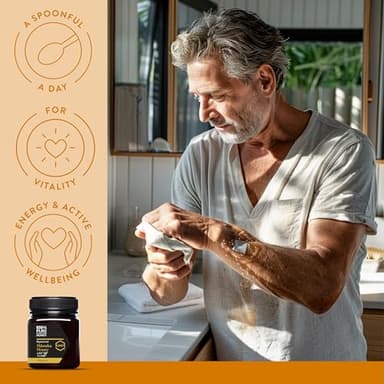 100% Pure New Zealand Manuka Honey, Certified UMF 25+ (MGO 1197+) Raw Manuka Honey, 8.8 Oz (250g) - Image 3