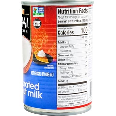Thai Kitchen Coconut Milk, Evaporated, No Artificial Colors or Preservatives, Non-Dairy Alternative to Evaporated Milk, For Dairy Free Desserts, Soups, Sauces, and Beverages, 13.66 fl oz - Image 24