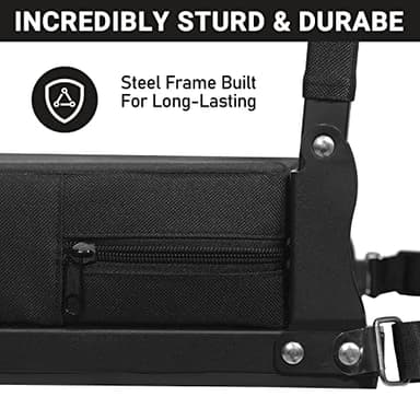 Sheenive Stadium Seats for Bleachers with Back Support, Bleacher Seats with Backs and Cushion Wide, Padded Portable Folding Comfort Stadium Chair with Shoulder Strap, Perfect for Sports Events - Image 8