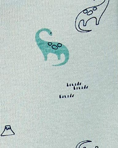 Simple Joys by Carter's unisex-baby Boys' 3-Pack Snap-Up Romper, Dinosaur/Rhino/Shark, 12 Months - Image 4