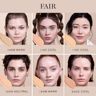 Lancôme Teint Idole Ultra Wear Care & Glow Longwear Foundation with SPF 27, Hydrating Medium Buildable Coverage & Glow Finish - 220C - Image 5