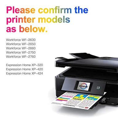 Uniwork Remanufactured 220 220XL Ink Cartridge Replacement for Epson 220XL use for Workforce WF-2760 WF-2750 WF-2630 WF-2650 WF-2660 XP-320 XP-420 Printer (1 Black 1 Cyan 1 Magenta 1 Yellow), 4 Pack - Image 3