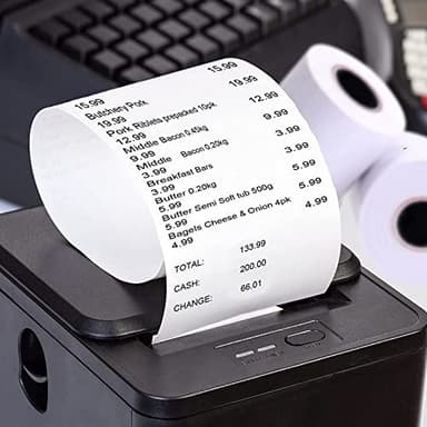PAPRMA 2 1/4'' x 50' Receipt Paper Rolls POS Thermal Paper Cash Register Paper Rolls for Credit Card Machine(200 Rolls) - Image 7