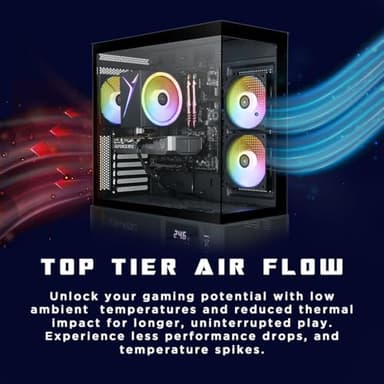 ZOTAC MEK AI-Enhanced Gaming PC Desktop Computer - NVIDIA GeForce RTX 5050, AMD Ryzen 5 5500 4.2GHz, 16GB DDR4 RGB, 1TB NVME M.2 SSD, 650W 80+ Gold PSU, WiFi 6E, Windows 11 Home - Image 6